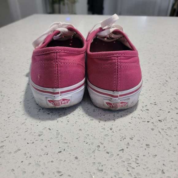 Burgundy Vans Authentic Sneakers - Picture 3 of 5
